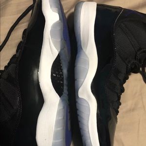 Jordan space jam 11s worn once